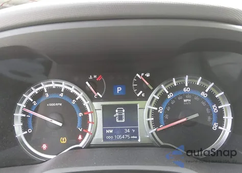 2016 Toyota 4Runner Sr5 из США, поврежденный, VIN JTEBU5JR2G5301630